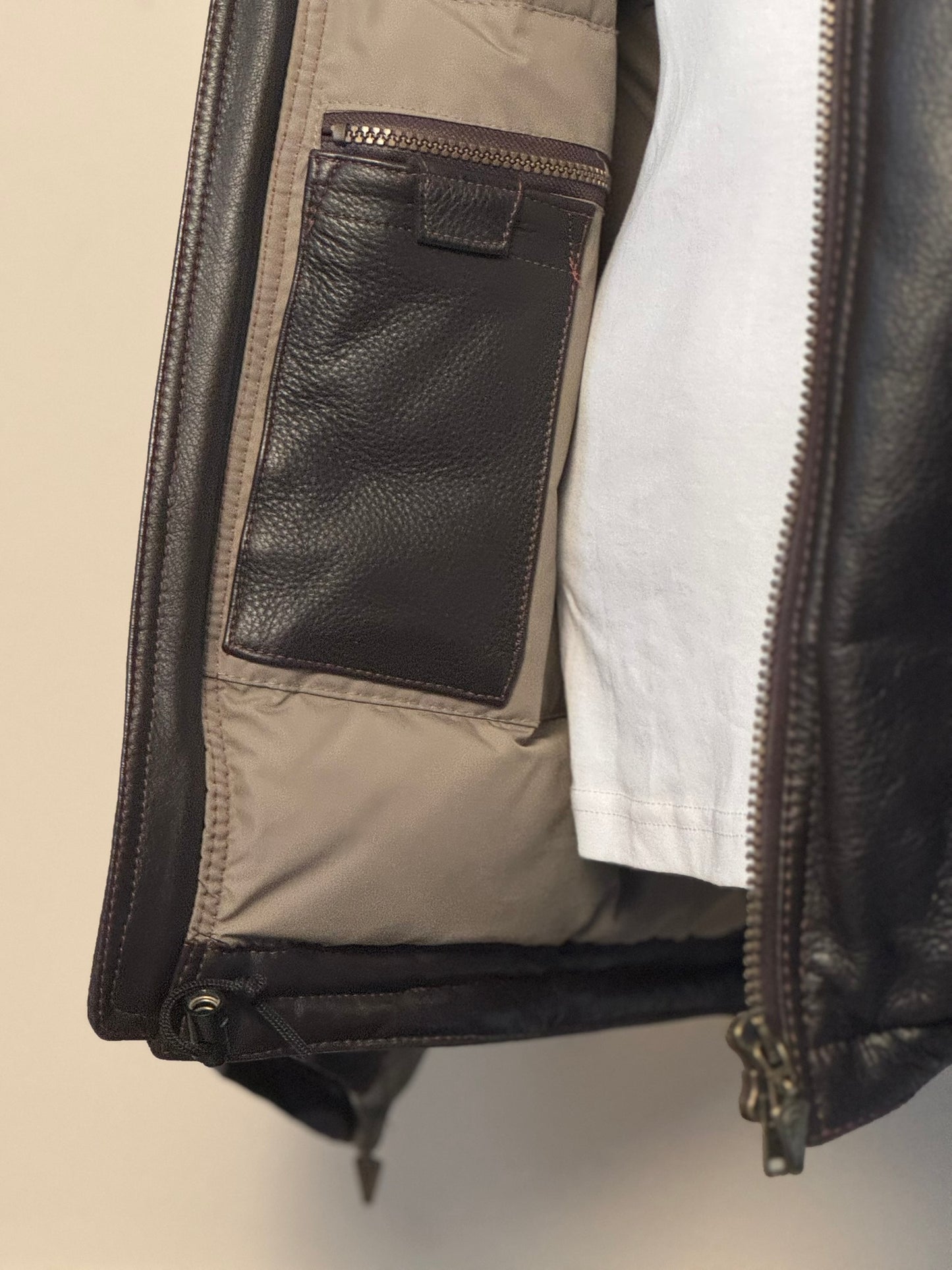 Munk-Jacka i Läder & Dun