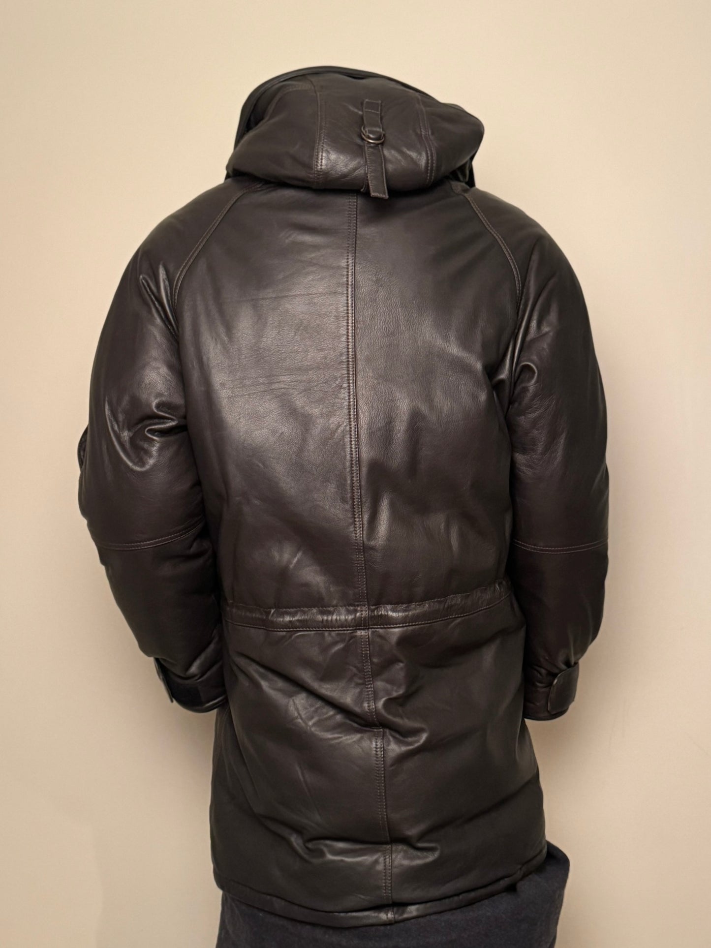 Ranger-Parka i Läder & Dun