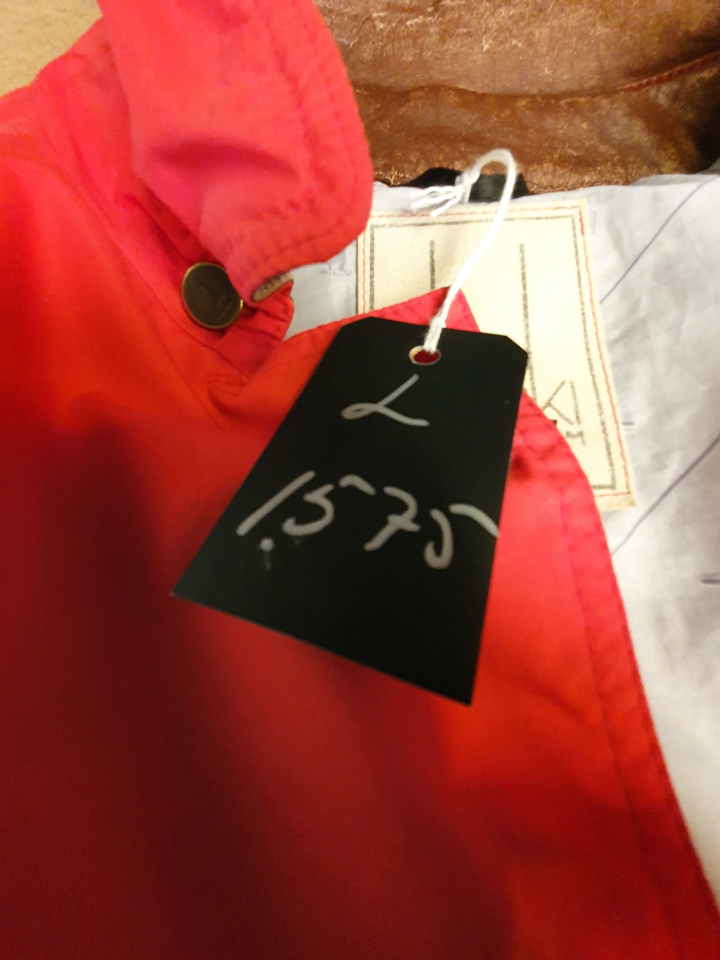 Bilrock Goretexmaterial röd (stl L)