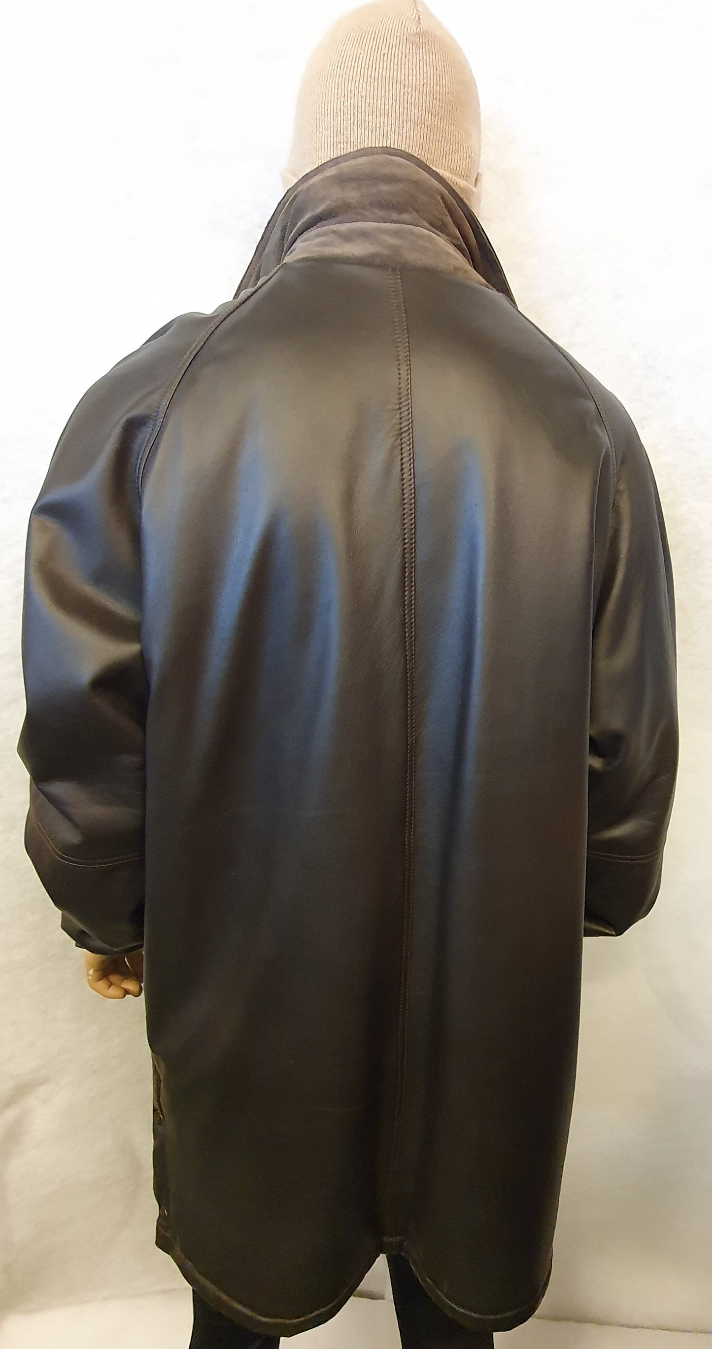 Bilrock i skinn (stl XXXL)