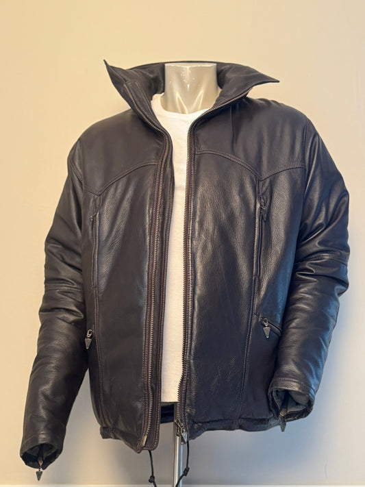 Munk-Jacka i Läder & Dun