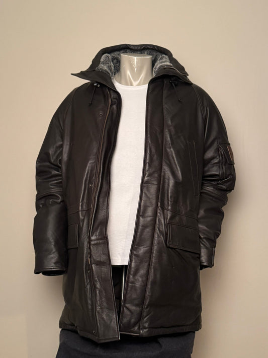 Ranger-Parka i Läder & Dun