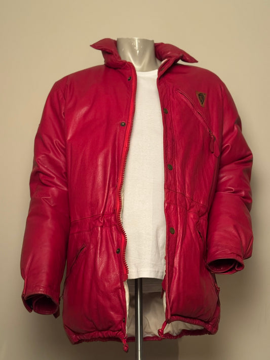 Rock-Jacka läder/dun - Dam