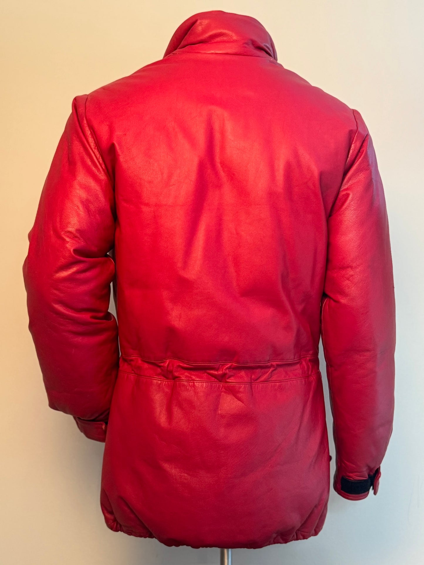 Rock-Jacka  läder/dun - Dam