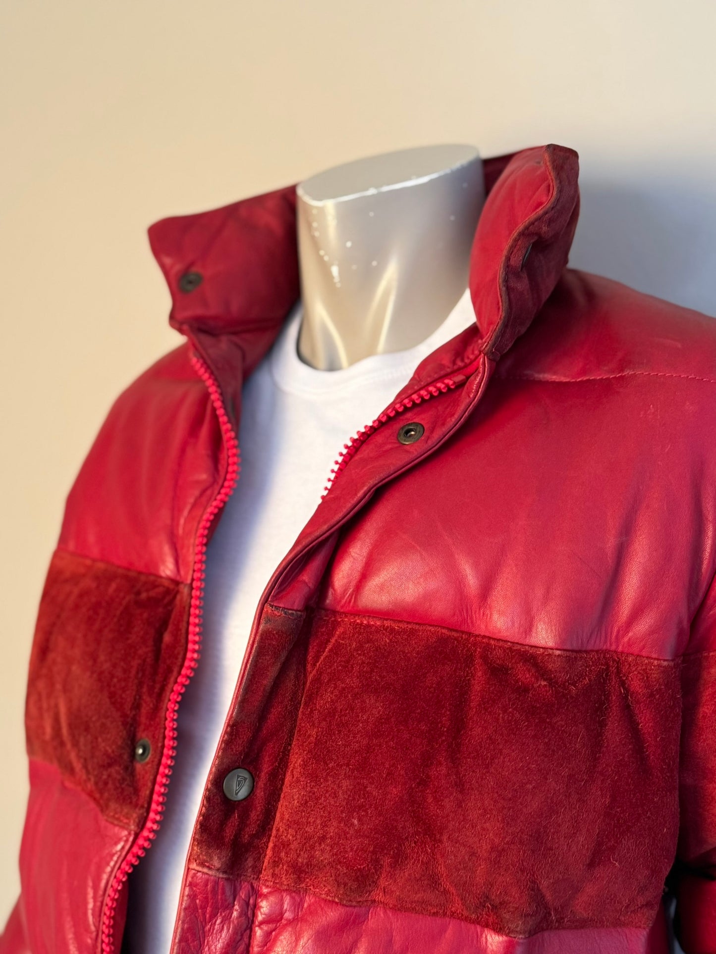 Originaljacka dam i Läder & Dun