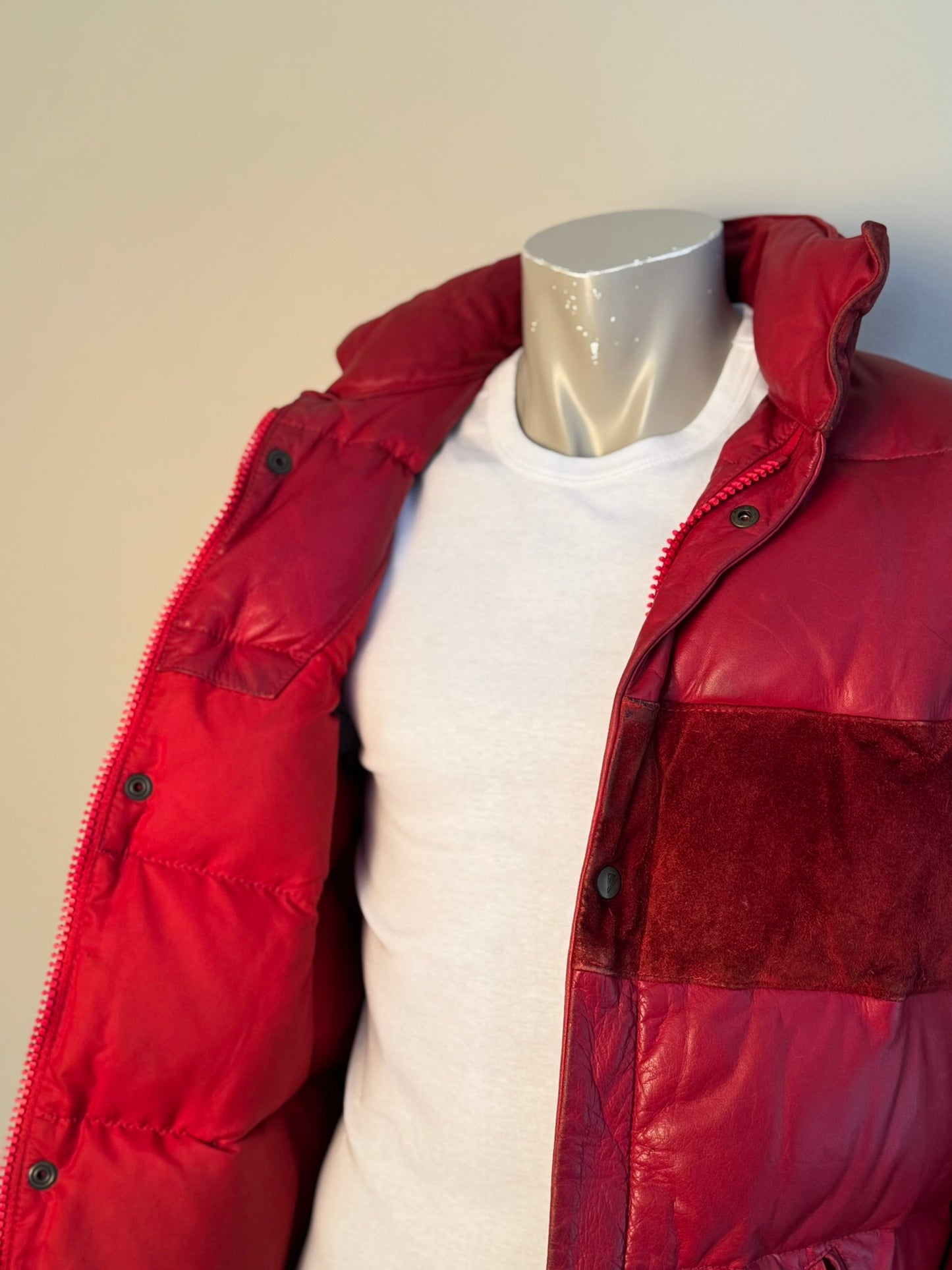 Originaljacka dam i Läder & Dun