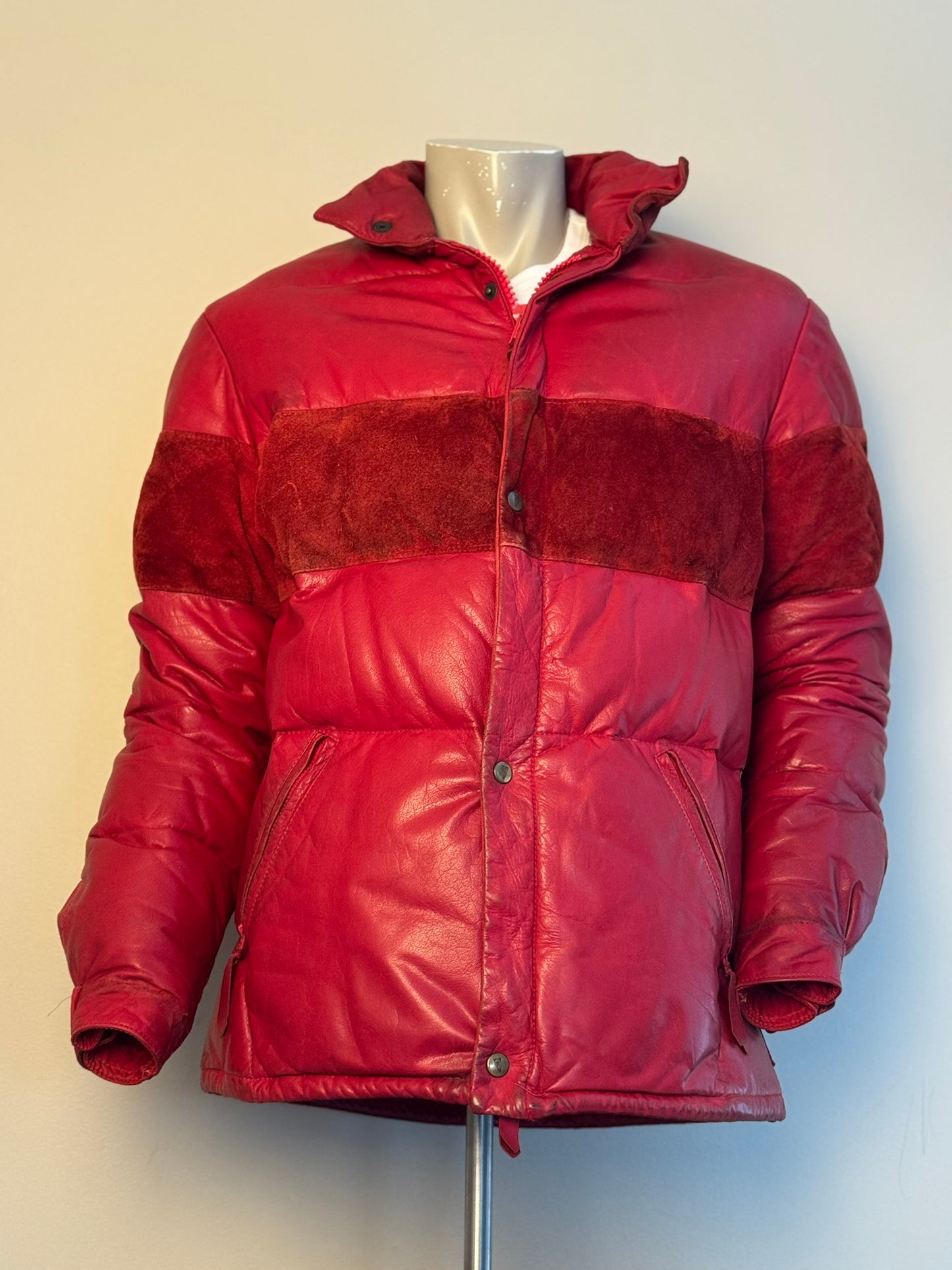 Originaljacka dam i Läder & Dun