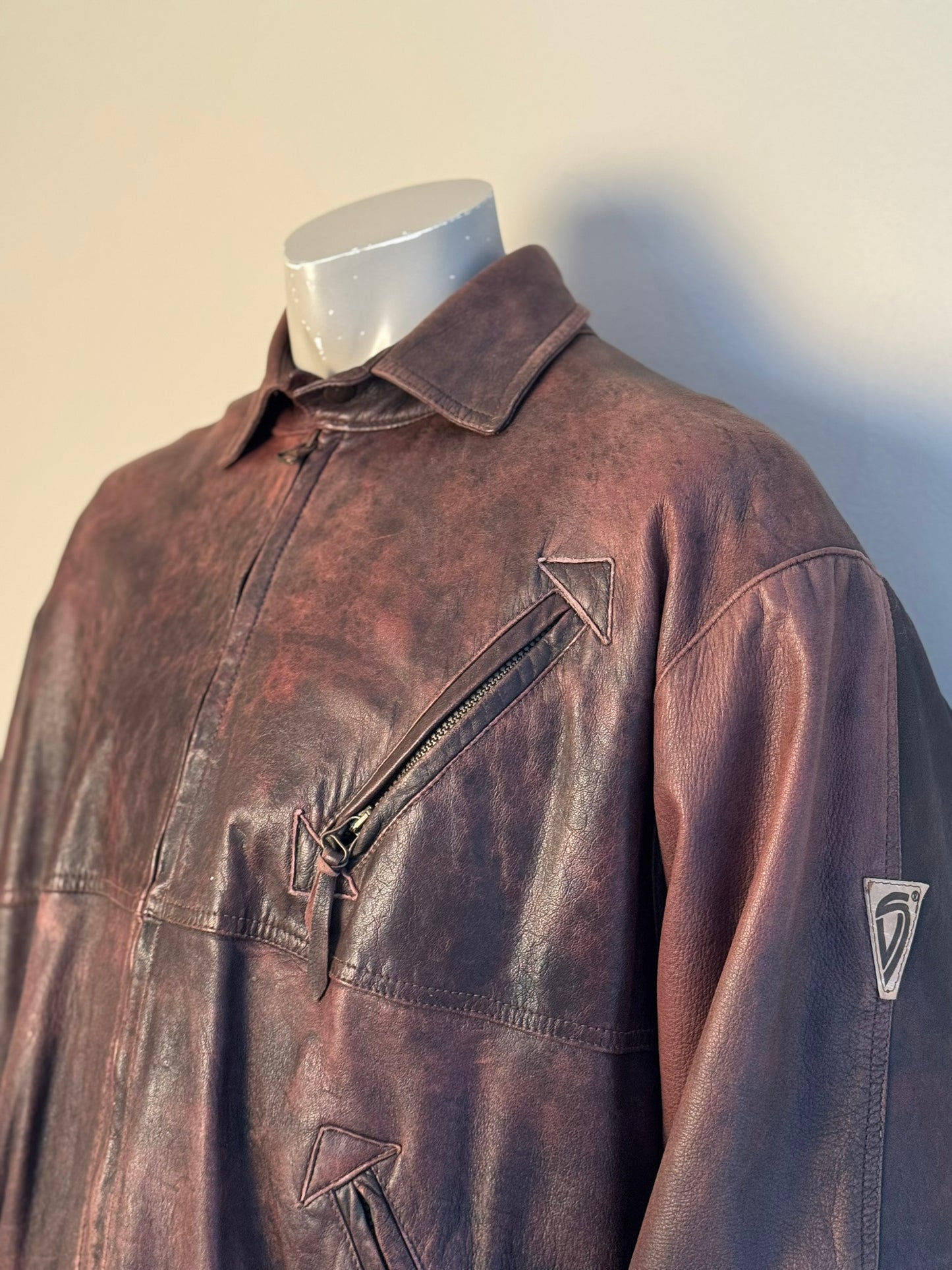 Lumber-Jacka i Läder