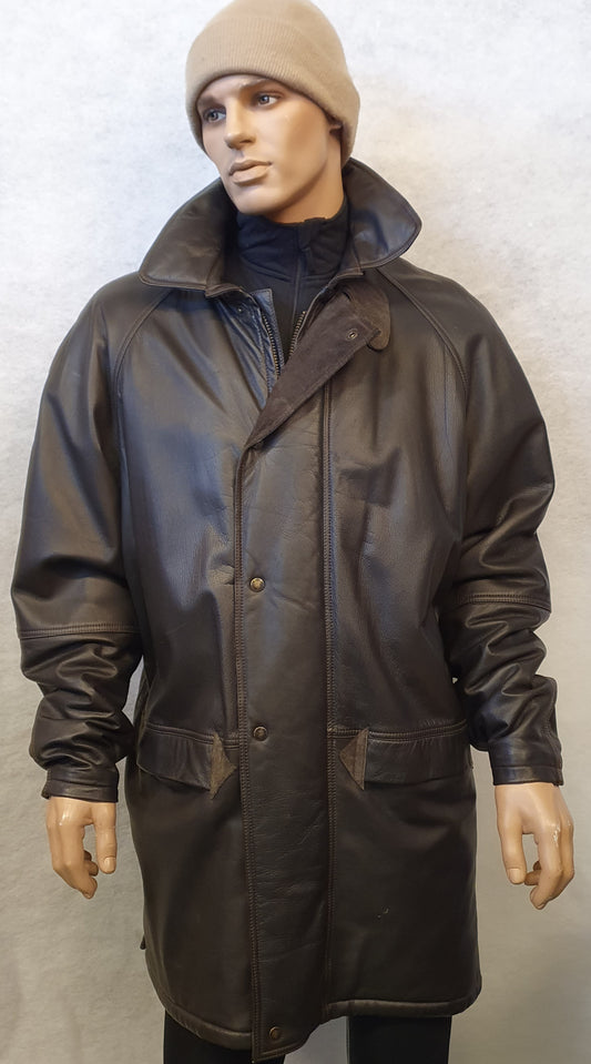 Bilrock i skinn (stl XXXL)